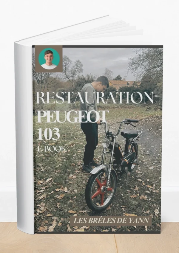 COUVERTURE EBOOK 103 Comment restaurer un Peugeot 103 ?(PDF téléchargeable)