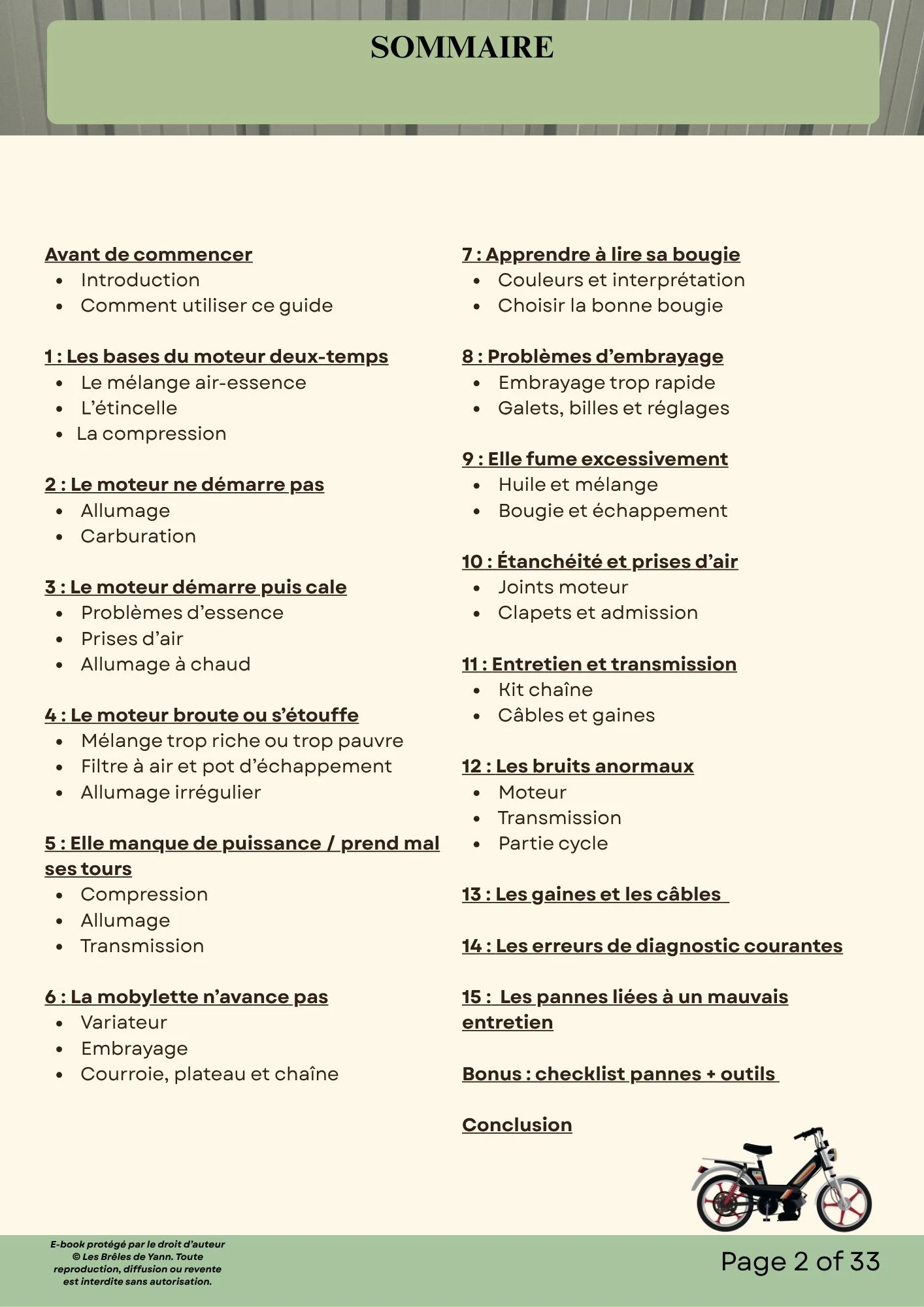 E BOOK : Pannes mobylettes – Image 3
