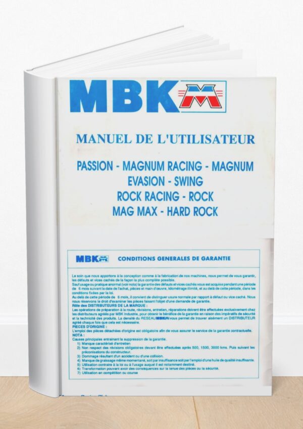 Manuel d'entretien MBK 51