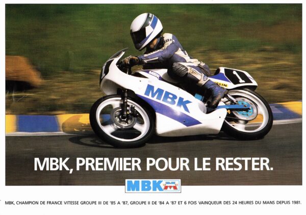Screenshot Publicité MBK 51 Magnum Racing 1987