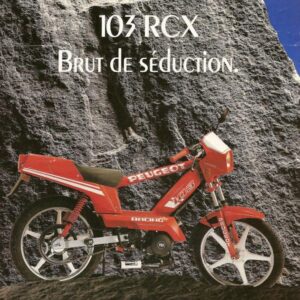 Publicité Peugeot 103 RCX