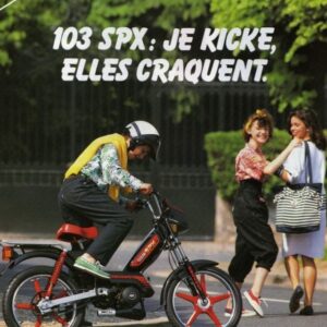 Publicité Peugeot 103 SPX