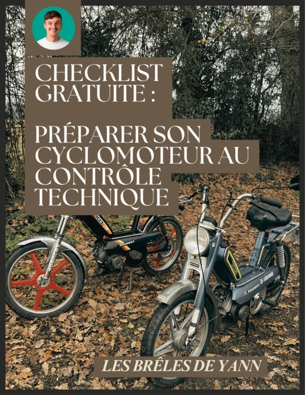 Checklist gratuite : Préparer son cyclomoteur au contrôle technique