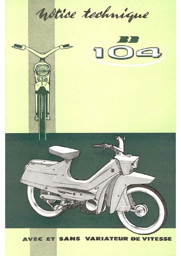 Manuel d'atelier Peugeot BB 104