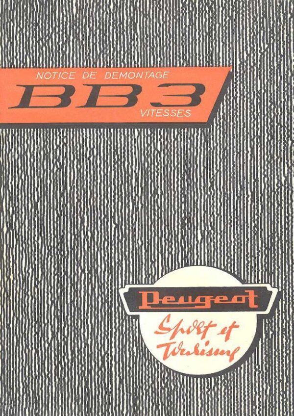 Manuel d'atelier Peugeot BB3