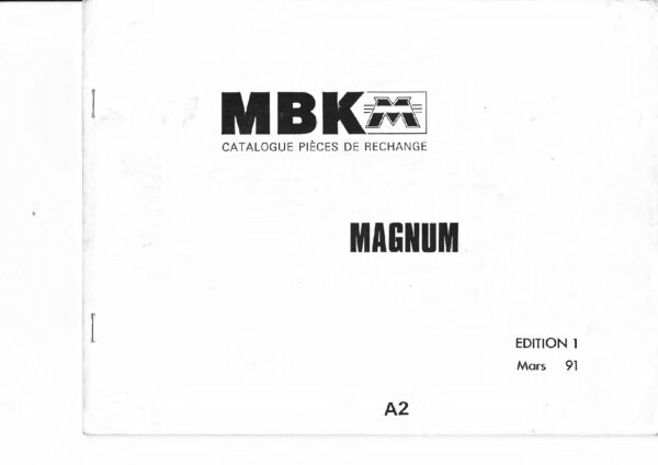 Catalogue pièces détachées MBK 51 Magnum