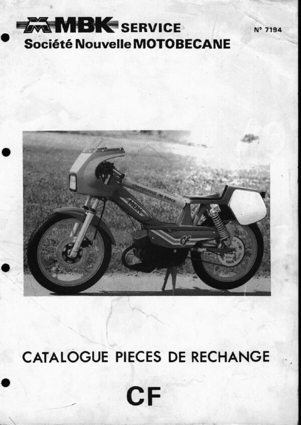Catalogue pièces détachées MBK 51 CF