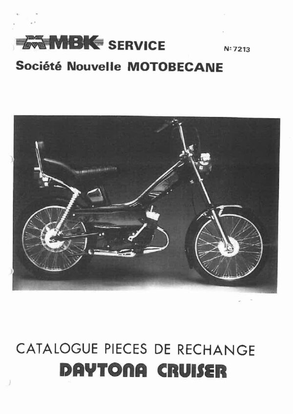 Catalogue pièces détachées MBK 51 Daytona Cruiser