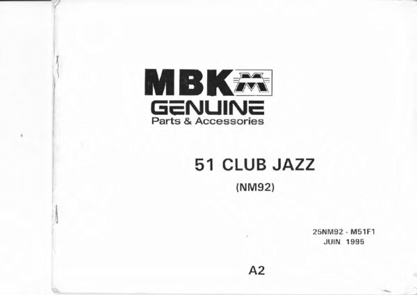 Catalogue pièces détachées MBK 51 Club Jazz
