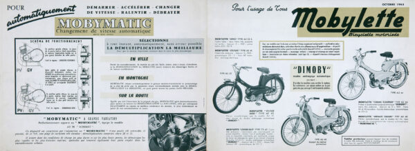 Catalogue  Motobécane AV30-40 (1963)