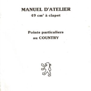 Manuel d'atelier Peugeot Country ( MXR - MXC - MXS )
