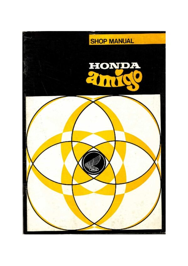 Manuel d'atelier Honda Amigo