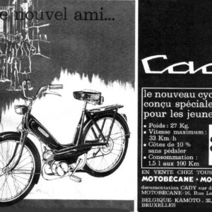 Publicité Motobécane Cady ( 1966 )