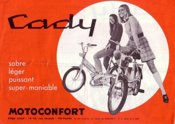 Publicité Motobécane Cady ( 1969 )