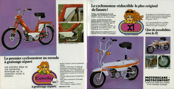 Publicité Motobécane Mobyx X7 (1972)