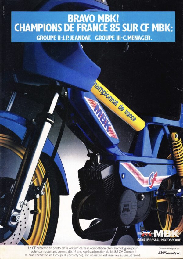 Publicité MBK 51 CF