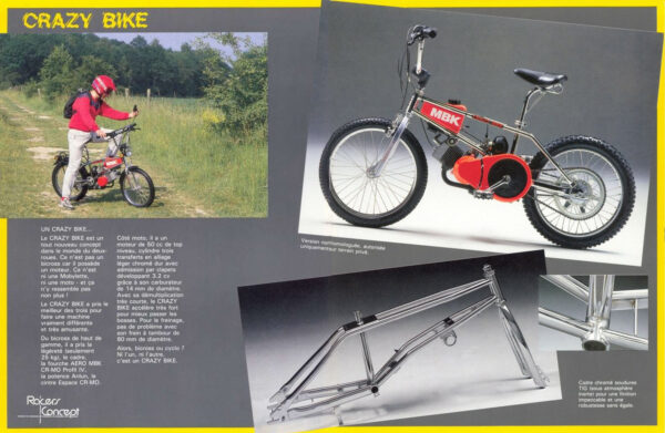 PUB_MBK_CRAZY_BIKE Publicité MBK Crazy Bike