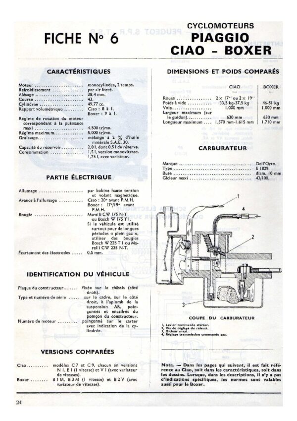 REVUE_TECHNIQUE_PIAGGIO_CIAO_BOXER-pdf Revue technique Piaggio Ciao et Boxer