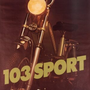 Publicité Peugeot 103 Sport