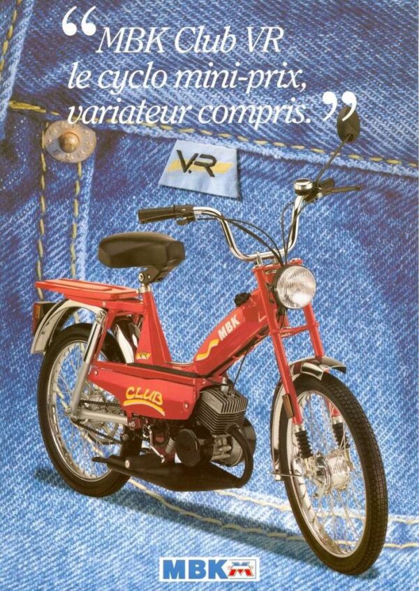 Publicité MBK 51 Club VR