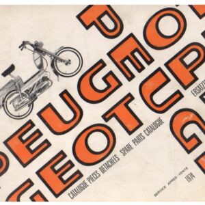 Catalogue pièces détachées Peugeot 103 Formule 3