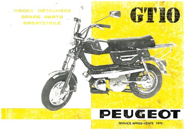 Catalogue pièces détachées Peugeot GT10