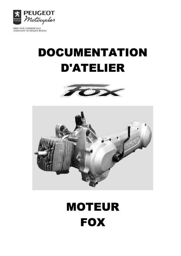 Manuel  d'atelier Peugeot FOX