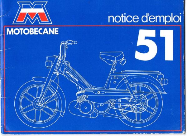 Notice d'emploi Motobécane 51