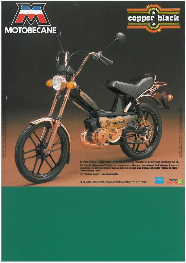 Publicité MBK 51 Copper Black