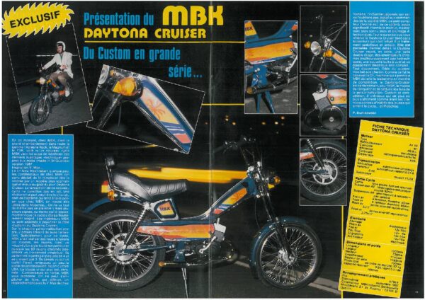 Publicité MBK 51 Daytona Cruiser